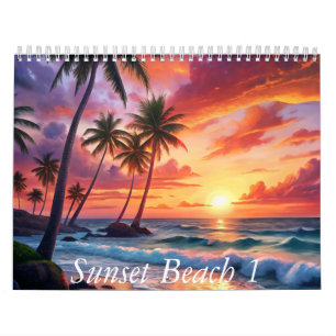 Calendario Bonito atardecer