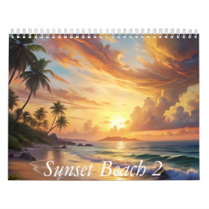 Calendario Bonito atardecer