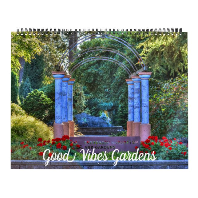 Calendario Bonitos jardines de buenas vibraciones