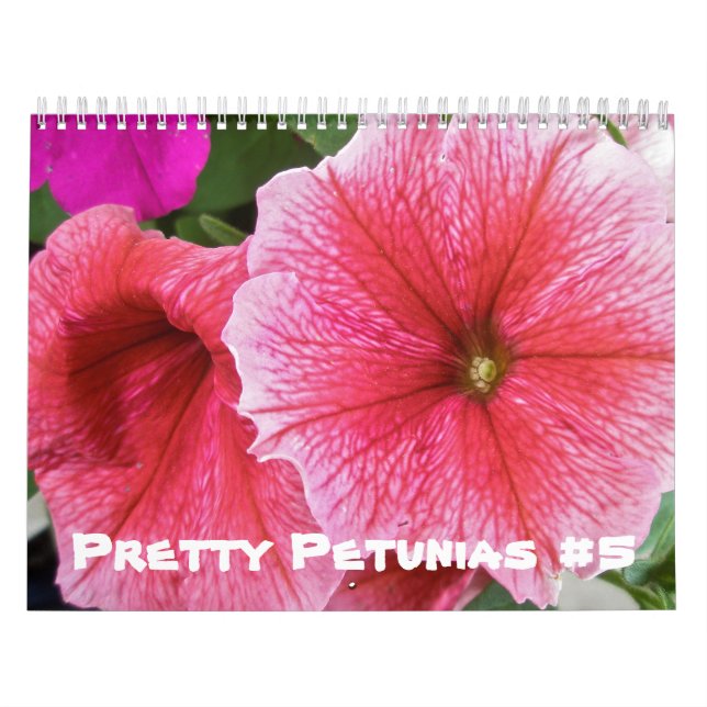 Calendario - Bonitos Petunias #5 (Tapa)