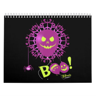 Calendario Boo Ghost Bats Spider Creeping Halloween