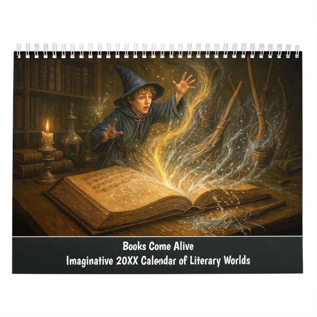 Calendario Books Come Alive – Imaginative Literary (Tapa)
