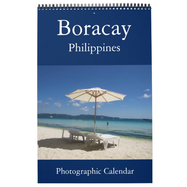 Calendario Boracay Filipinas (Tapa)