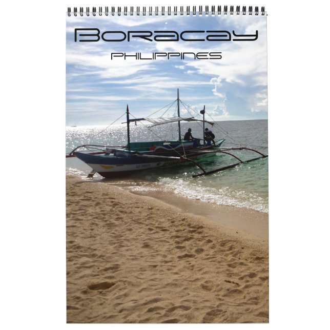 Calendario Boracay Filipinas (Tapa)