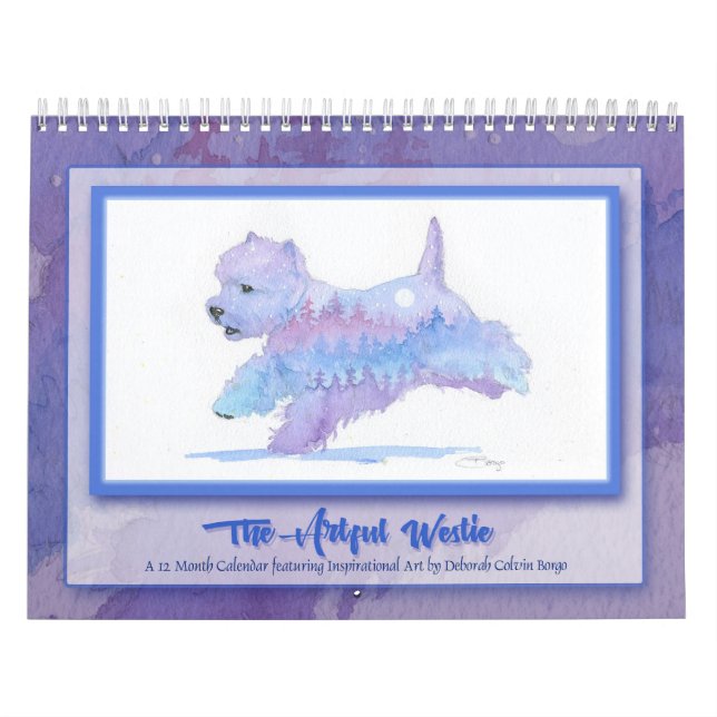Calendario Borgo's The Artful Westie Calendar (Tapa)