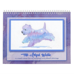 Calendario Borgo's The Artful Westie Calendar