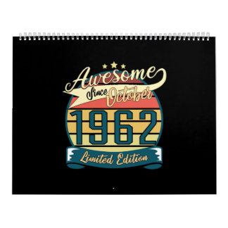 Calendario Born 1962 October Limited