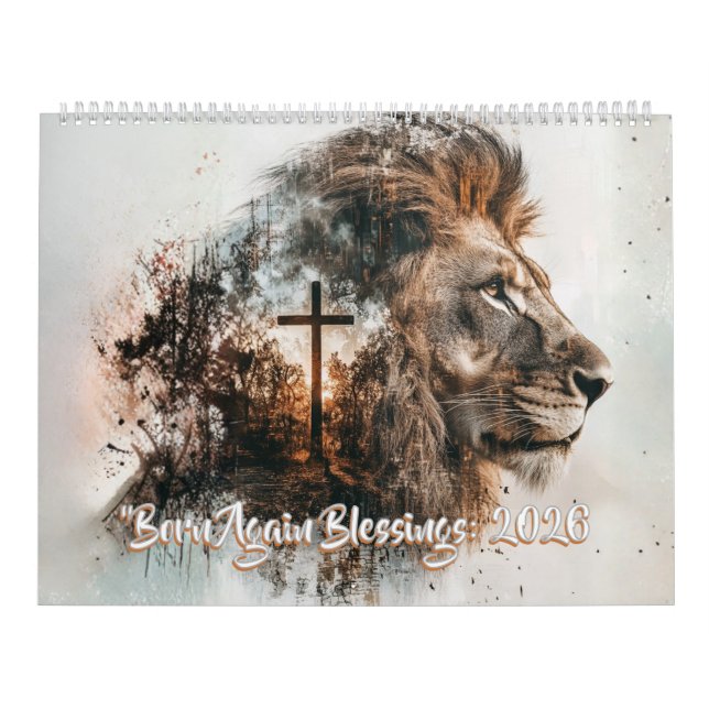 Calendario Born Again Blessing 2026 Calendar (Tapa)