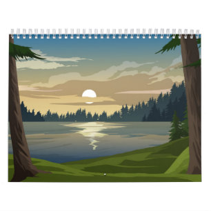 Calendario Bosque de Pino