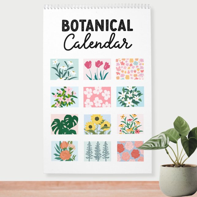 Calendario Botánico Resumen Moderno 2026 (In situ)