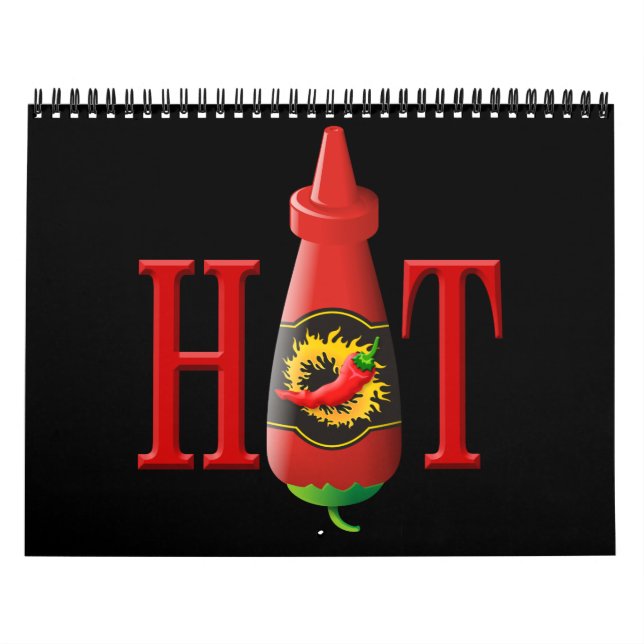 Calendario Botella de Salsa Caliente (Tapa)