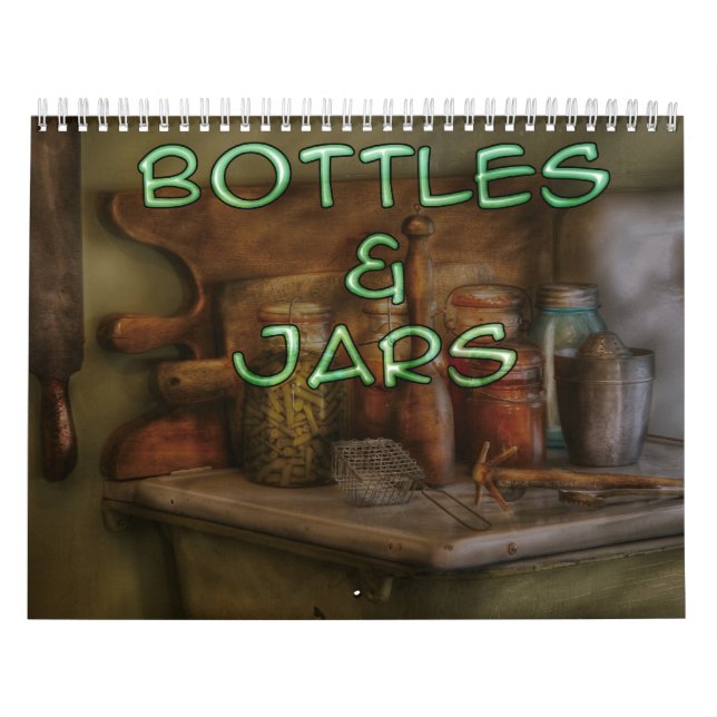 Calendario Botellas y frascos (Tapa)