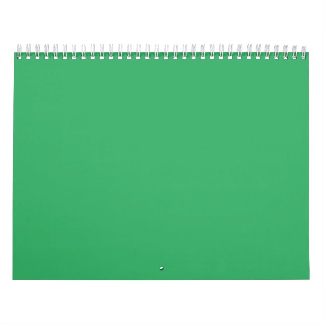 Calendario Botón personalizado esmeralda verde (Tapa)