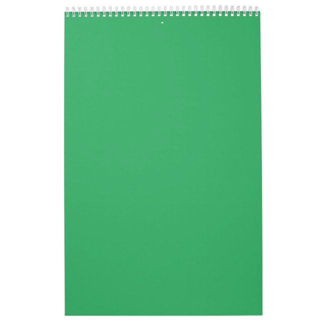 Calendario Botón personalizado esmeralda verde (Tapa)