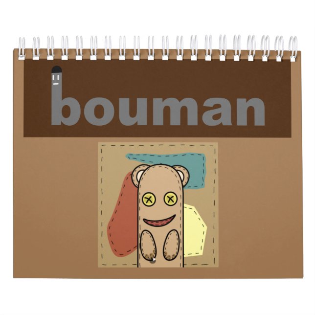 Calendario bouman stuffed toy series (Tapa)