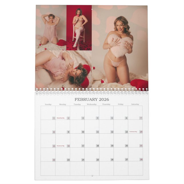 Calendario Brianna Marie 2026 Calendar (Feb 2026)