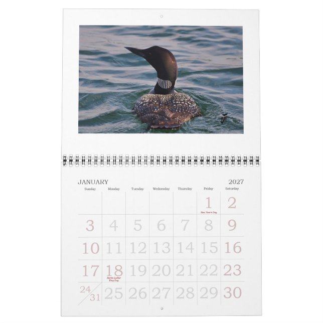 Calendario Bribones en el Rideau (Jan 2027)