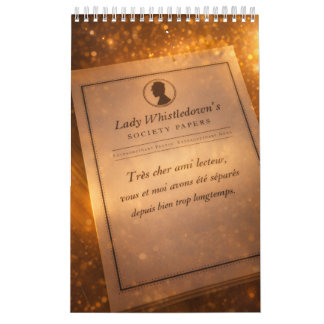 Calendario Bridgerton inspired