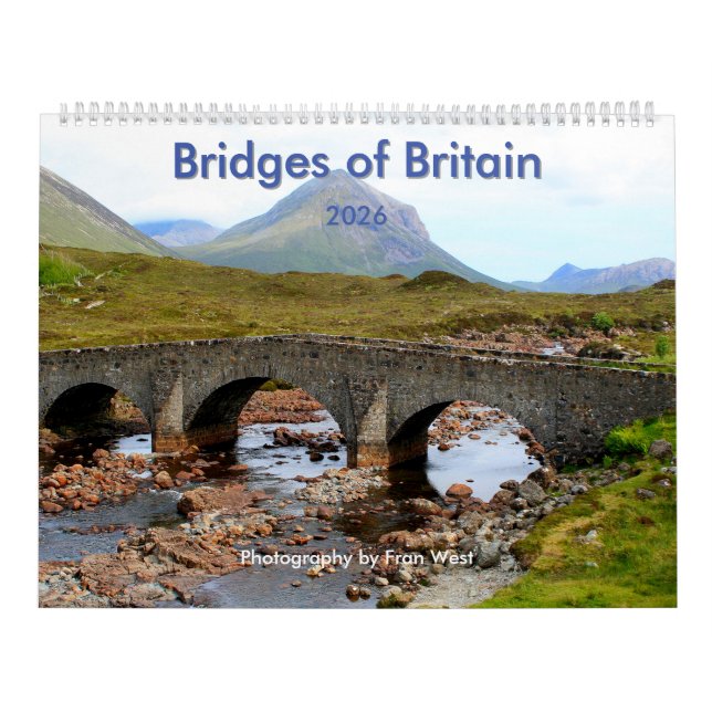 Calendario Bridges of Britain 2026 (Tapa)