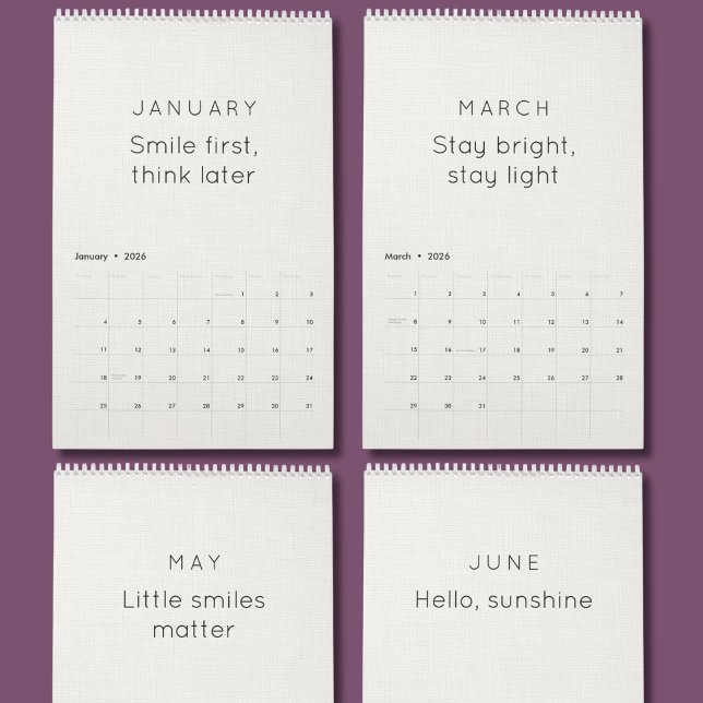 Calendario Bright & Colorful Inspiration Wall Calendar (Subido por el creador)