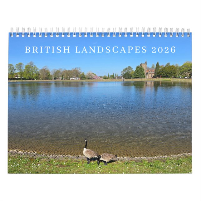Calendario British Landscapes 2026 calendar (Tapa)