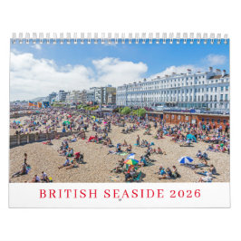 Calendario British seaside 2026 calendar
