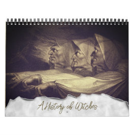 Calendario Brujas Históricas Vintage