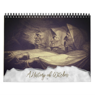 Calendario Brujas Históricas Vintage