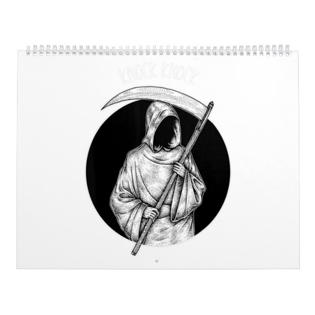 Calendario Brujería Gótico Oscuro Blackcraft Muerte Grim Reap (Tapa)