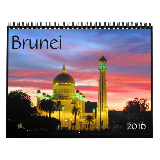 Calendario Brunei 2016 (Tapa)