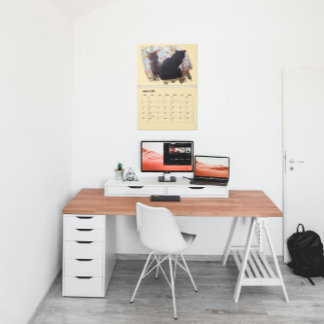 Calendario Brushstroke Opening Feline Masterpiece Photo