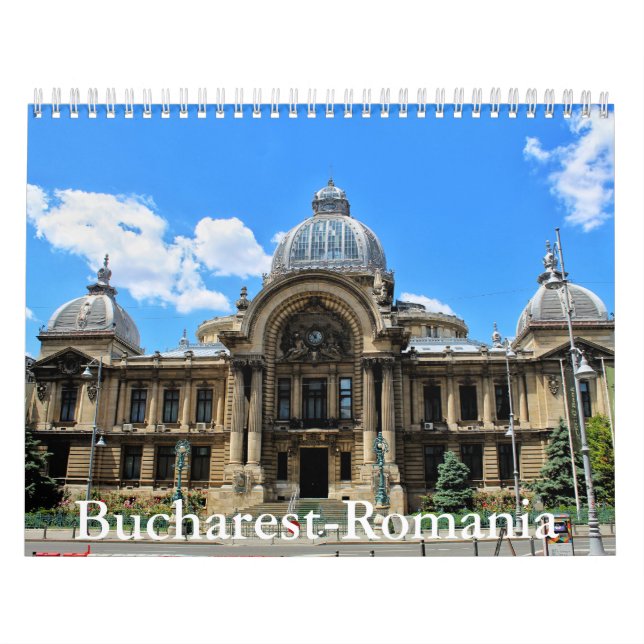 Calendario Bucharest-Romania Calendar (Tapa)