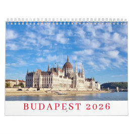 Calendario Budapest 2026 calendar