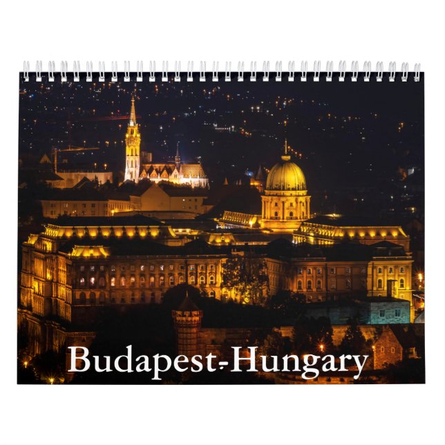Calendario Budapest-Hungary Calendar (Tapa)