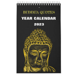 Calendario Buddha Siddharta Year Calendar 2023 Quotes