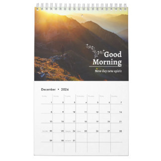 Calendario Buenos días naturaleza