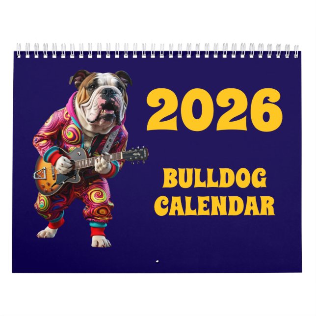Calendario Bulldog Calendar (Tapa)