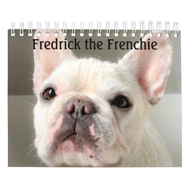 Calendario Bulldog francés-Federico de la francesa (Tapa)