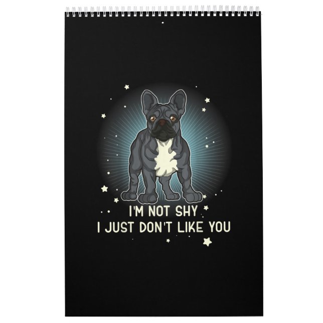 Calendario Bulldog francés obsequia a mujeres hombres niños (Tapa)