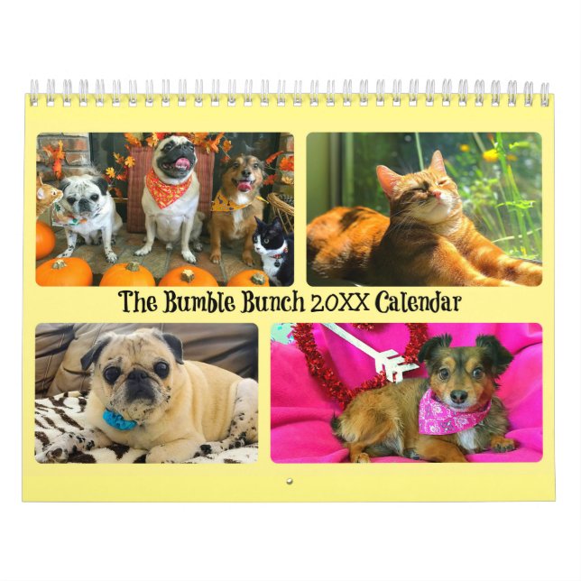 Calendario Bumble Bunch 2020 (Tapa)