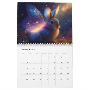 Calendario Bunnies Con Alas