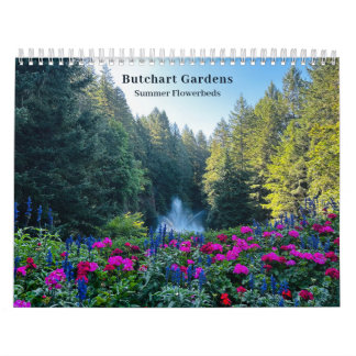 Calendario Butchart Flower Gardens Photography Quote Calendar