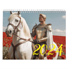 Calendario Caballero y caballo. 2024