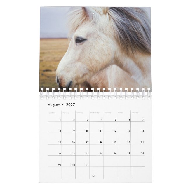 Calendario Caballo (Aug 2027)