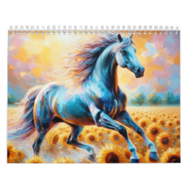 Calendario Caballo en la pradera