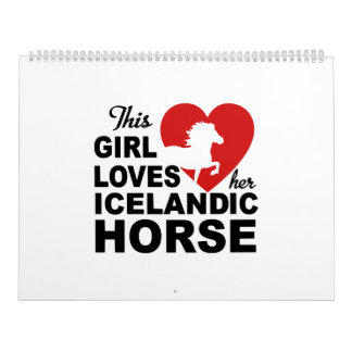 Calendario Caballo islandés