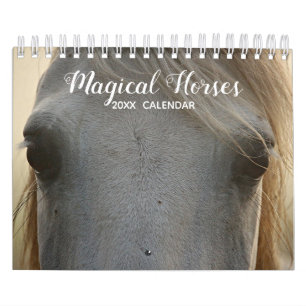 Calendario Caballo mágico personalizado 20XX
