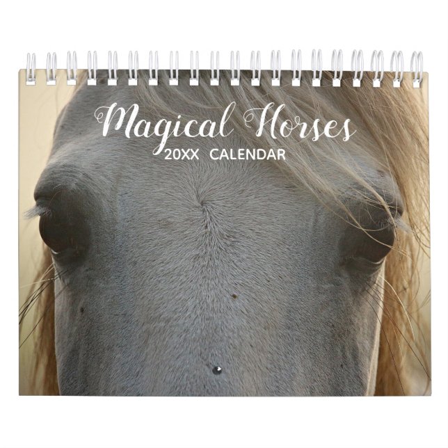 Calendario Caballo mágico personalizado 20XX (Tapa)