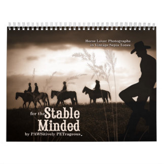 Calendario Caballo Occidental de mentalidad estable durante 1