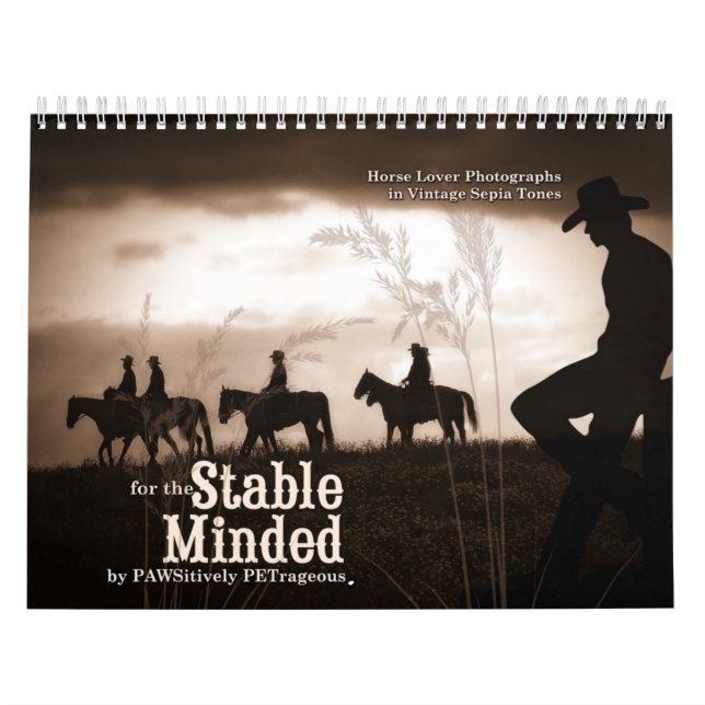 Calendario Caballo Occidental de mentalidad estable durante 1 (Tapa)